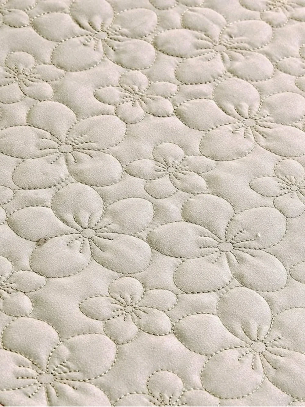 Floral Embroidered Pink and Cream king 3 piece Comforter Set